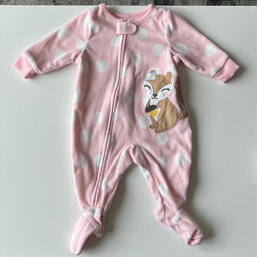 3/$15 Carter’s fleece footie